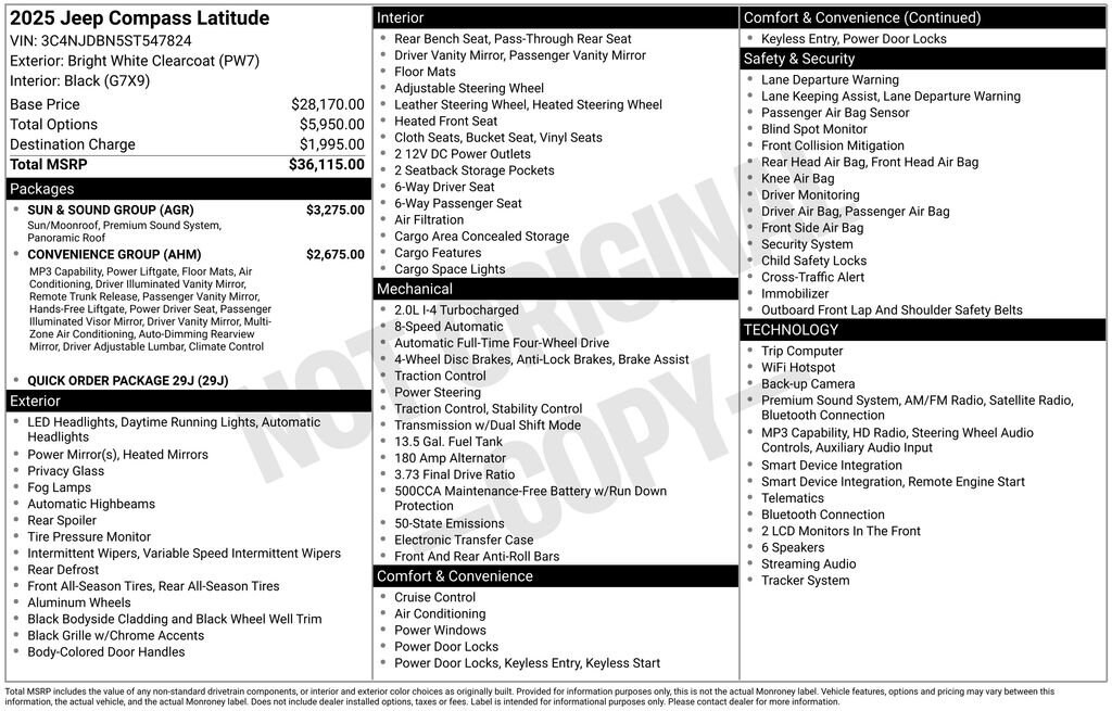 Used 2025 Jeep Compass Latitude