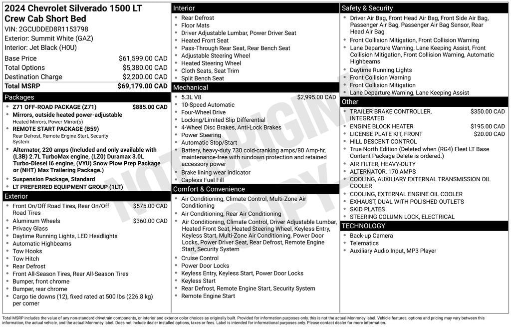 Used 2024 Chevrolet Silverado 1500 LT Truck