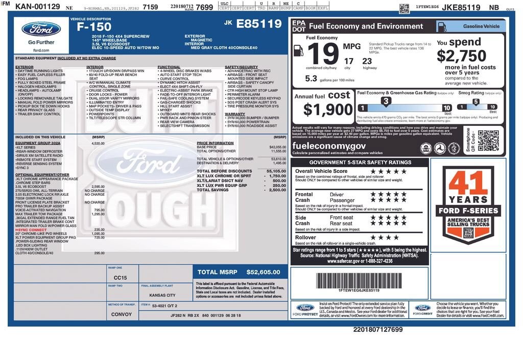 Used 2018 Ford F-150 XL