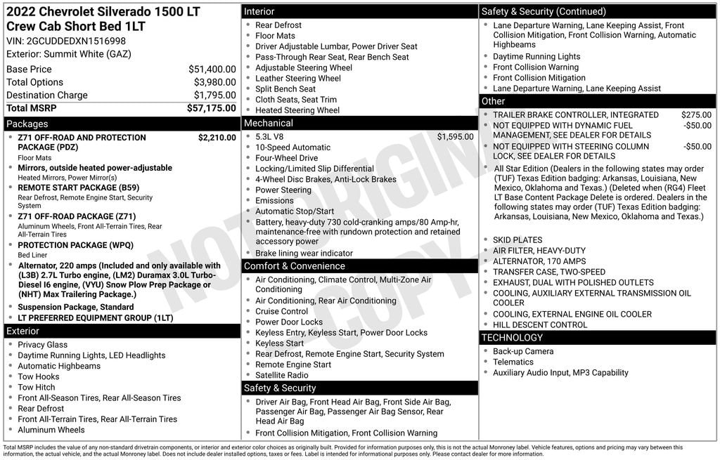 Used 2022 Chevrolet Silverado 1500 LT Truck