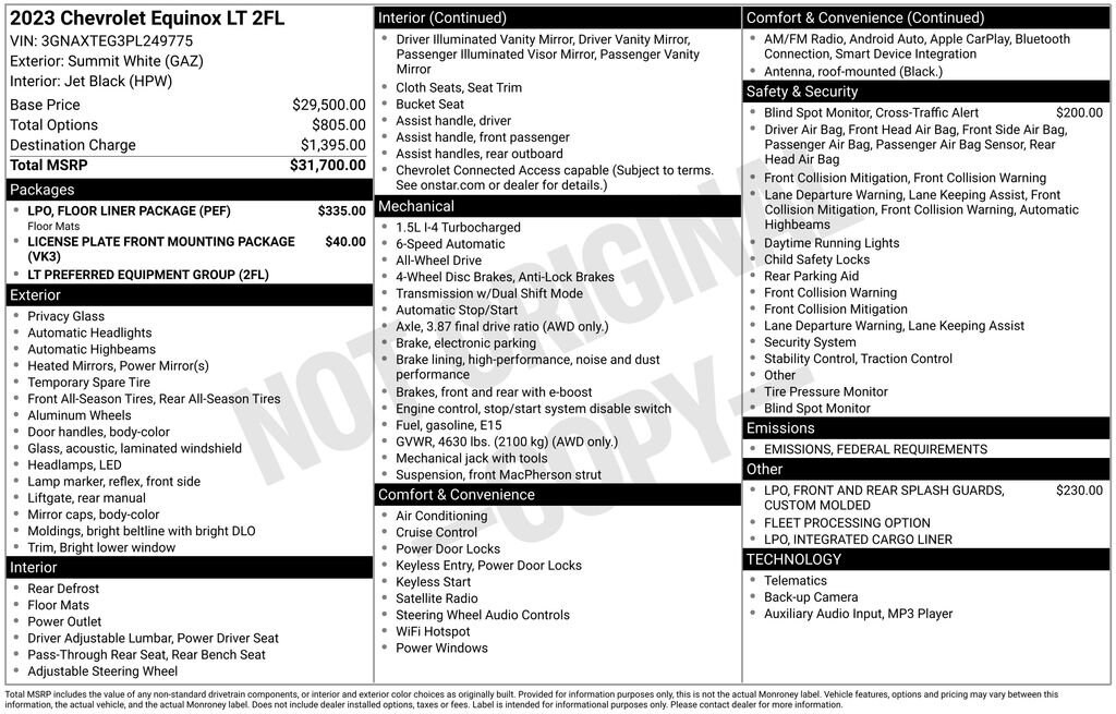 Used 2023 Chevrolet Equinox LT SUV