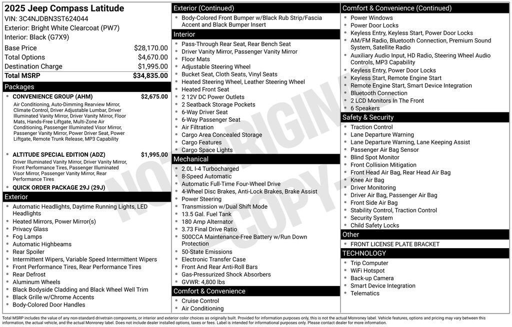 Used 2025 Jeep Compass Latitude