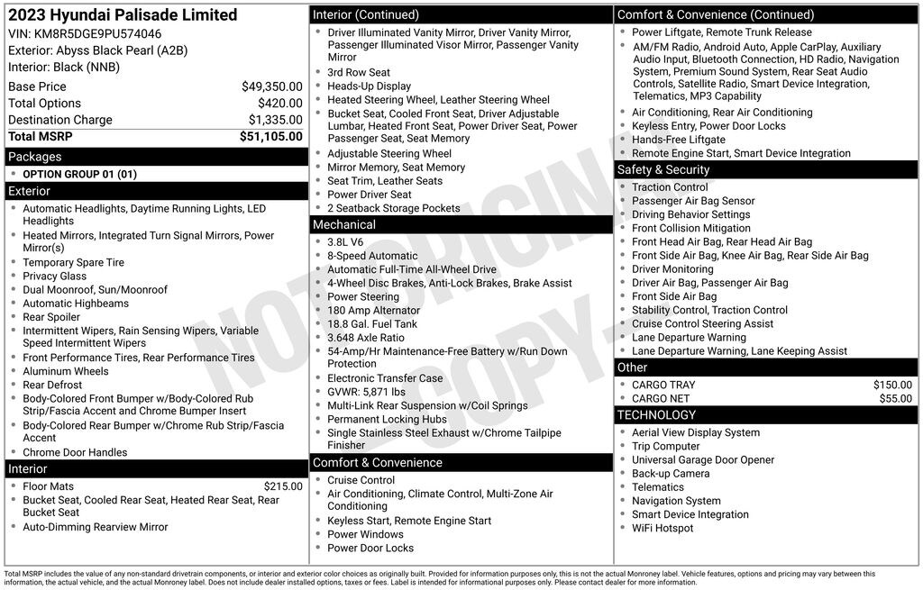 Used 2023 Hyundai Palisade Limited SUV
