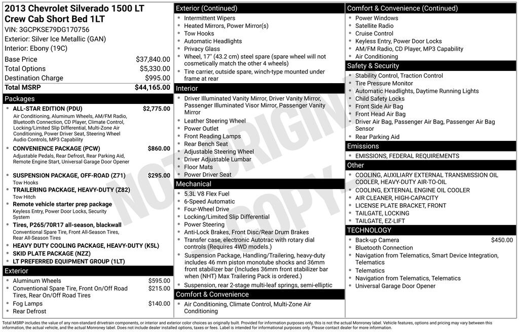 Used 2013 Chevrolet Silverado 1500 LT Truck Crew Cab