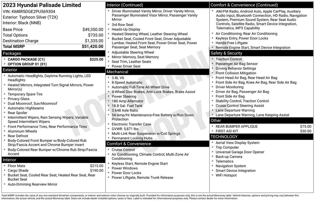 Used 2023 Hyundai Palisade Limited SUV