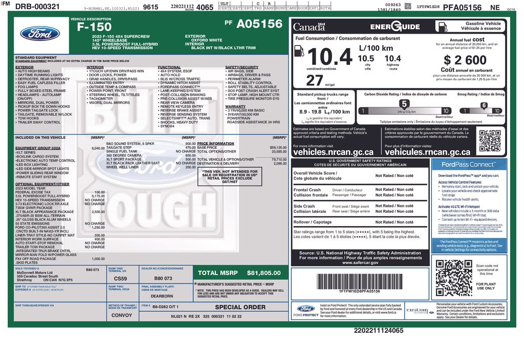 1FTFW1ED8PFA05156