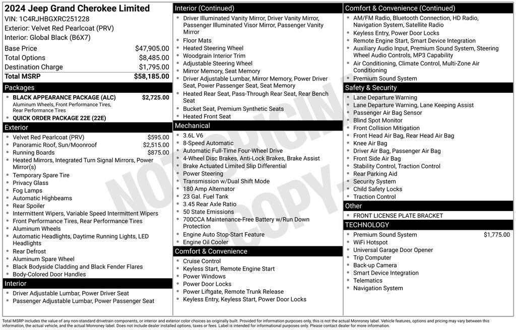 Used 2024 Jeep Grand Cherokee Limited SUV