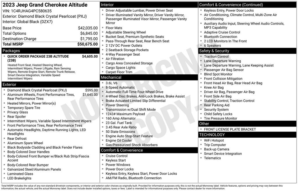 Used 2023 Jeep Grand Cherokee Laredo SUV