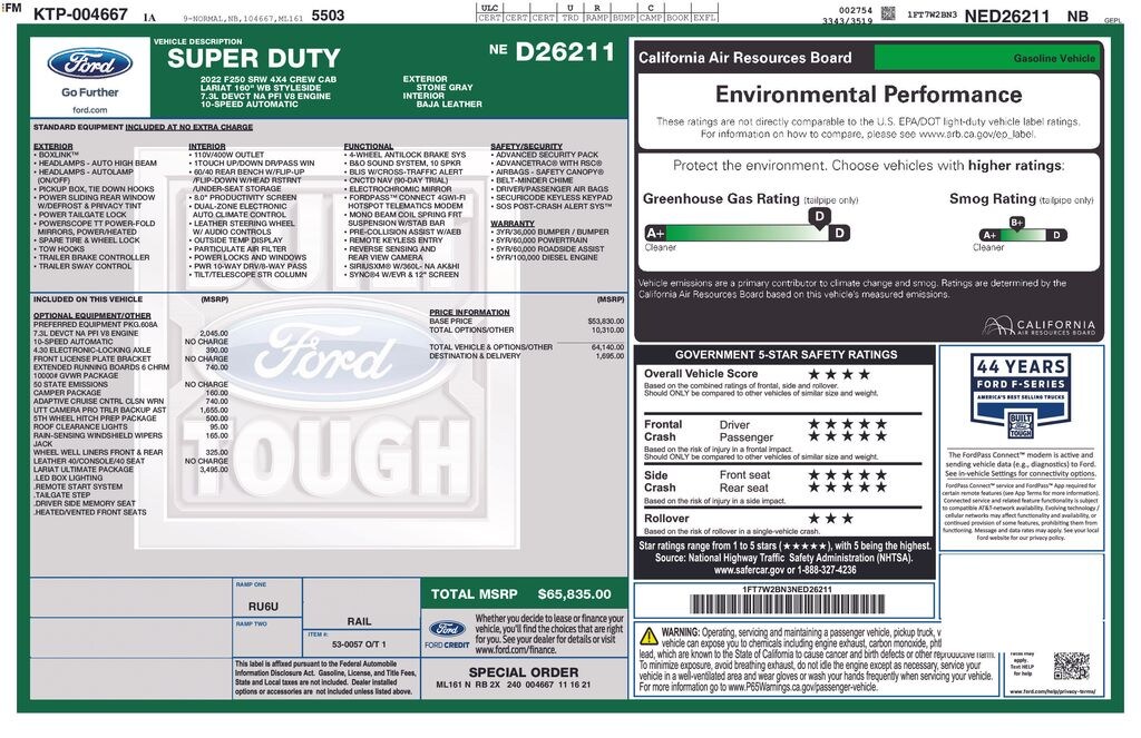 Used 2022 Ford F-250 Truck Crew Cab