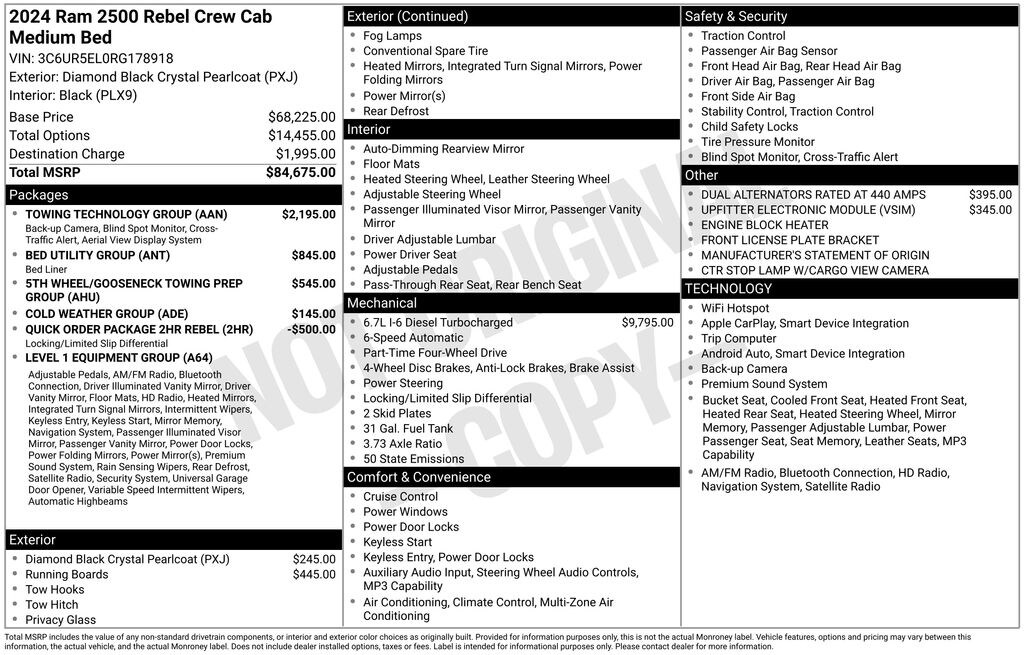 Used 2024 Ram 2500 Power Wagon Truck Crew Cab