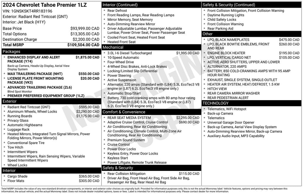 Used 2024 Chevrolet Tahoe Premier SUV