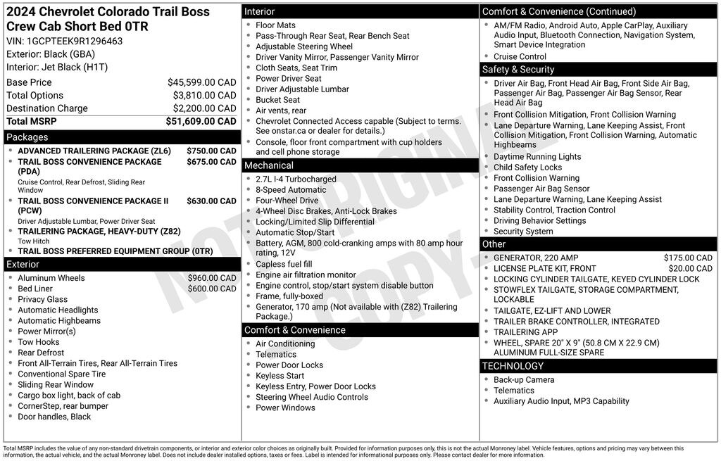 Used 2024 Chevrolet Colorado Trail Boss Truck