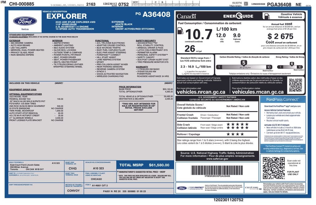 Used 2023 Ford Explorer ST-Line SUV