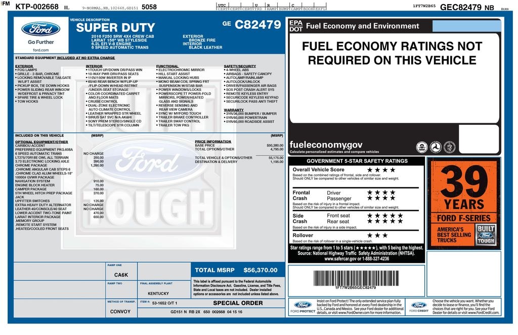 Used 2016 Ford F-250 Truck Crew Cab