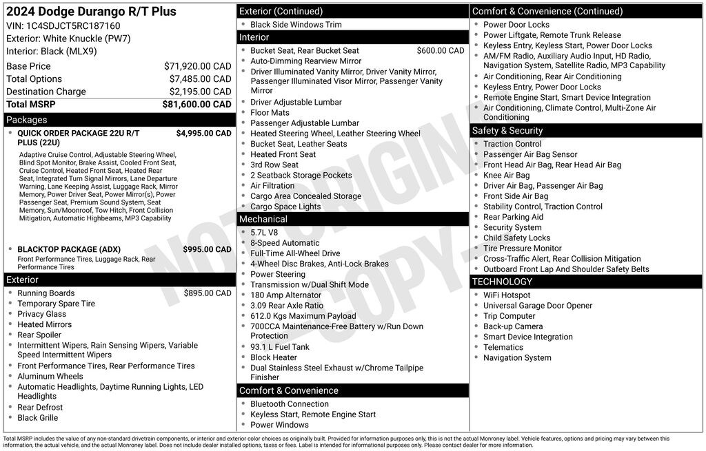 Used 2024 Dodge Durango R/T SUV