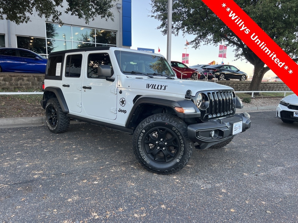 Used 2021 Jeep Wrangler Unlimited Willys SUV