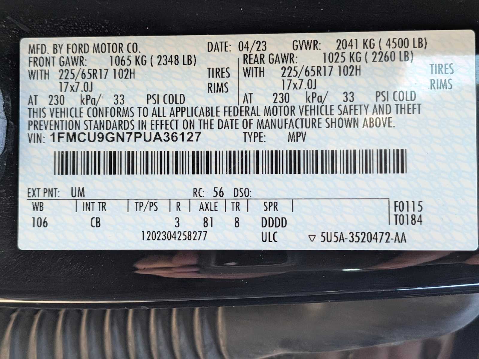 Thumbnail: 2023 Ford Escape - 36