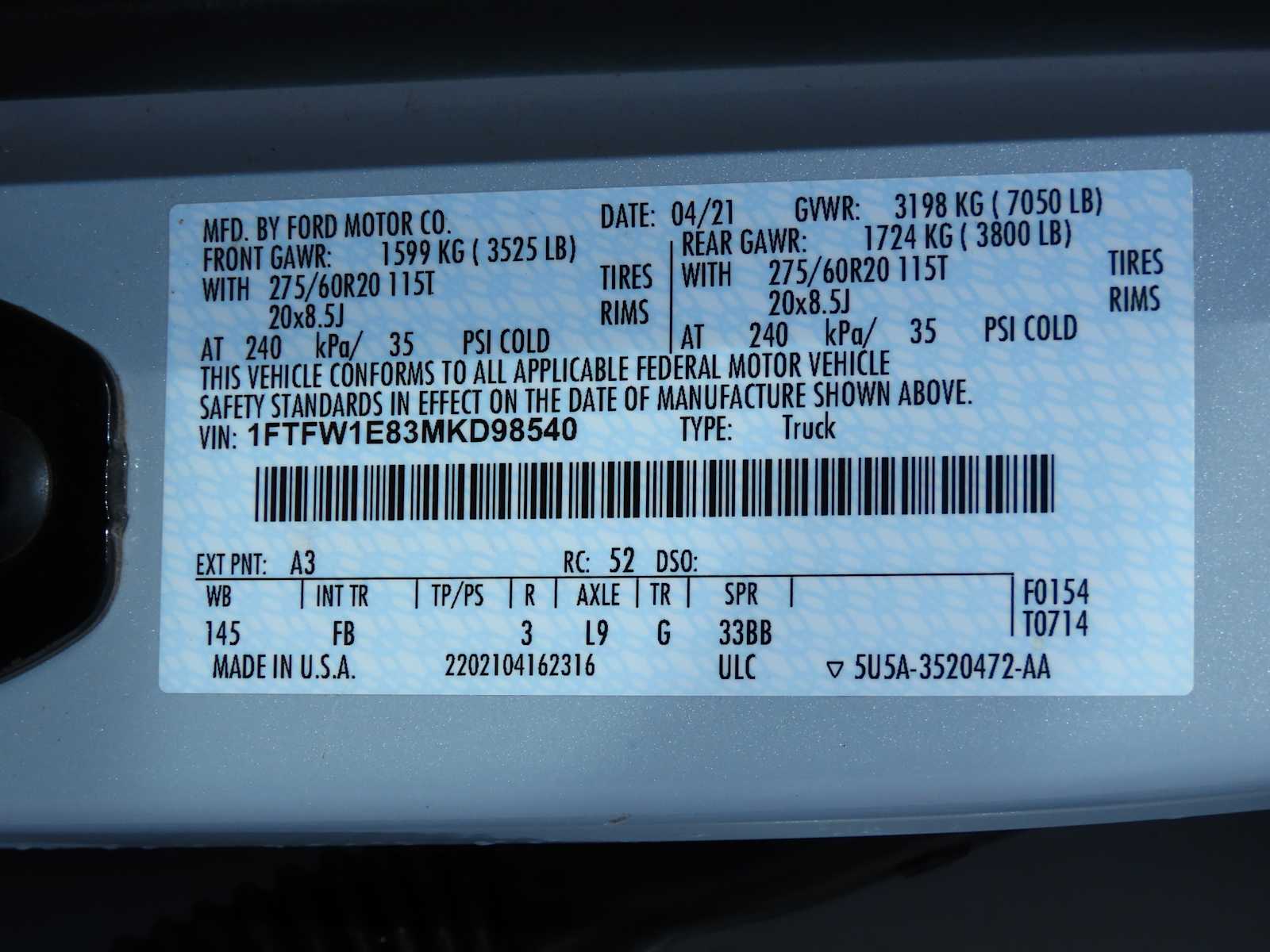 Thumbnail: 2021 Ford F-150 - 39