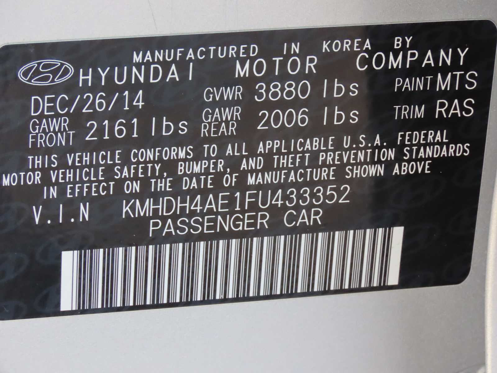 Thumbnail: 2015 Hyundai Elantra - 37