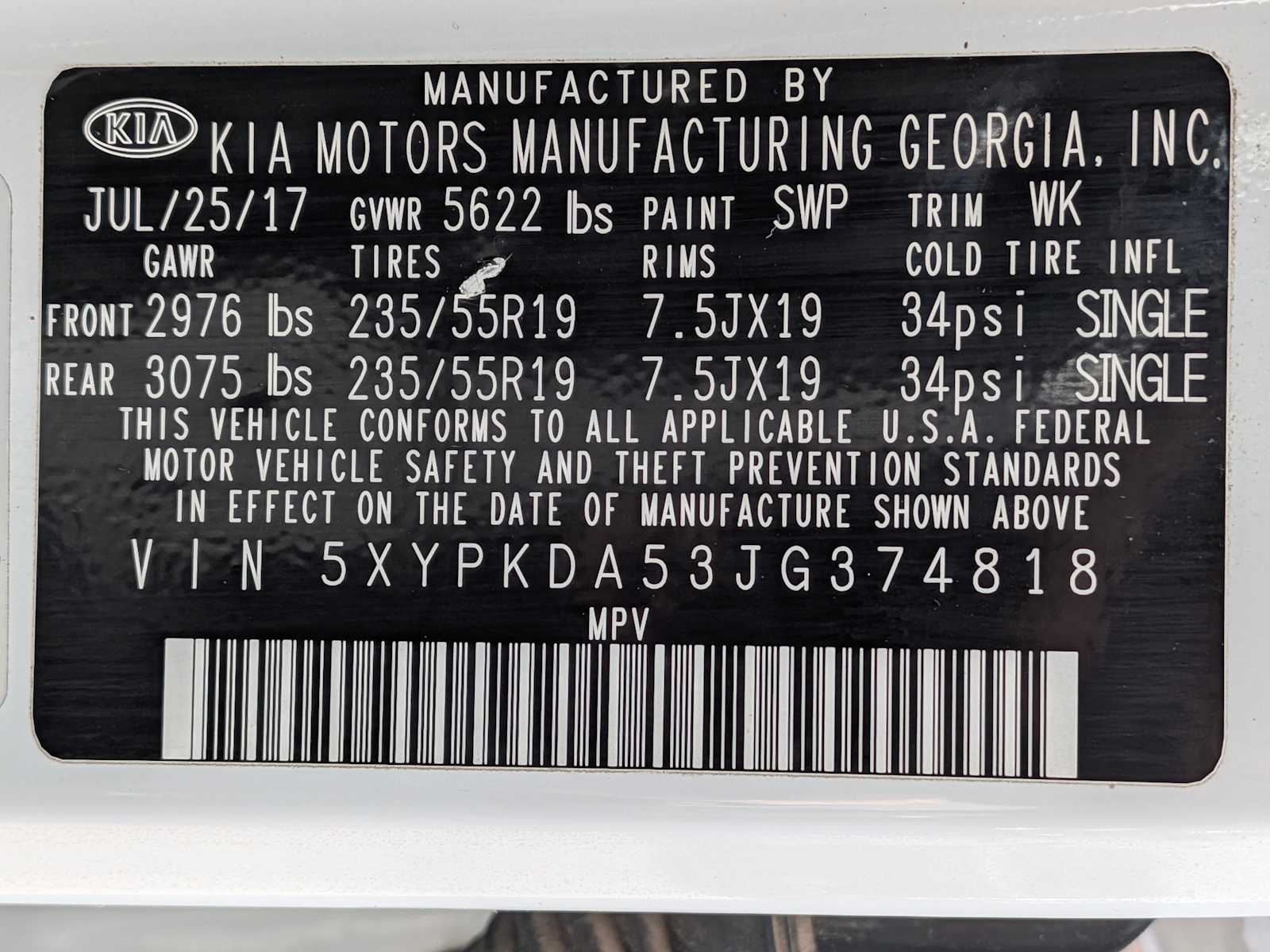 Thumbnail: 2018 Kia Sorento - 38