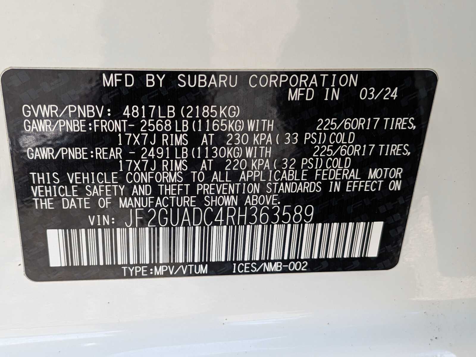 Thumbnail: 2024 Subaru Crosstrek - 37