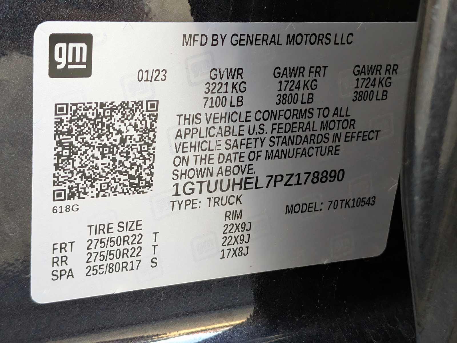 Thumbnail: 2023 GMC Sierra 1500 - 43