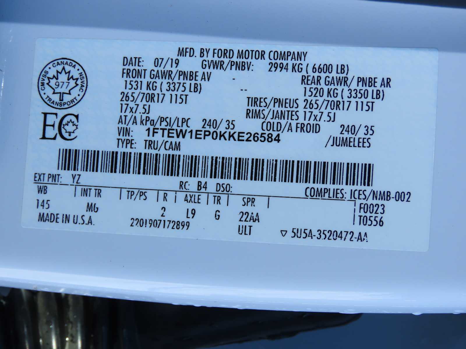 Thumbnail: 2019 Ford F-150 - 34