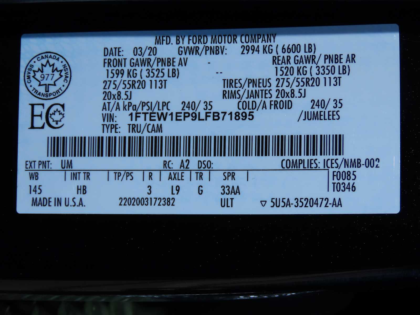 Thumbnail: 2020 Ford F-150 - 37