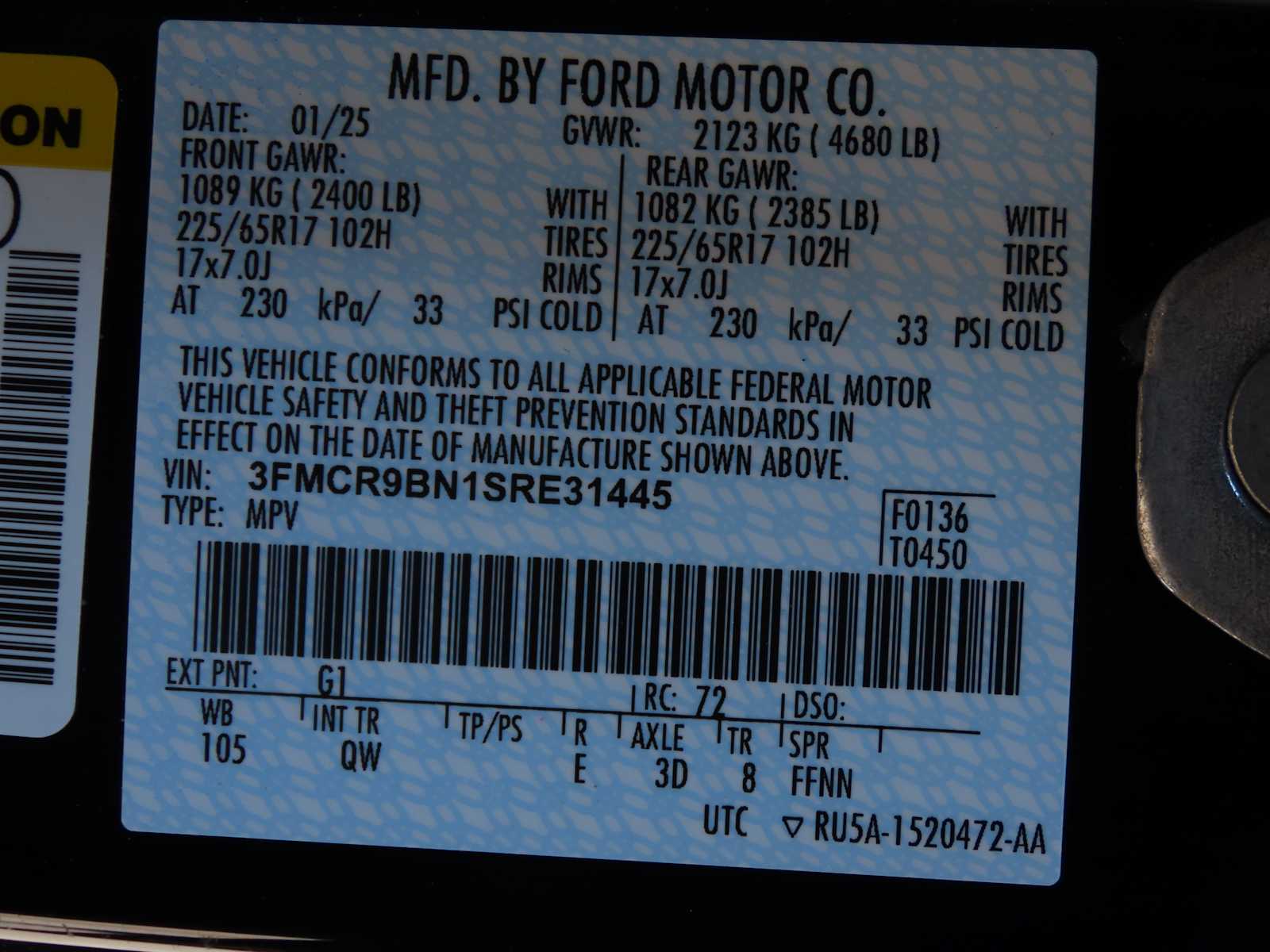 Thumbnail: 2025 Ford Bronco Sport - 40