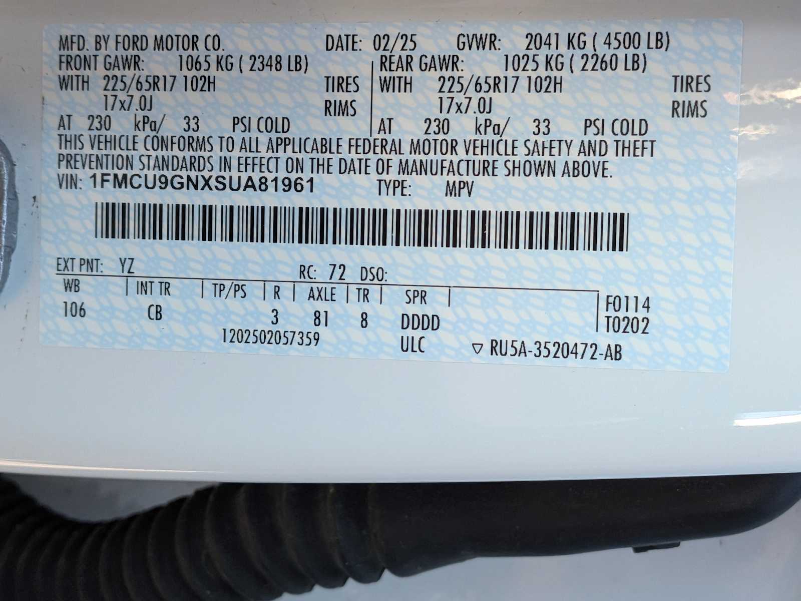 Thumbnail: 2025 Ford Escape - 35