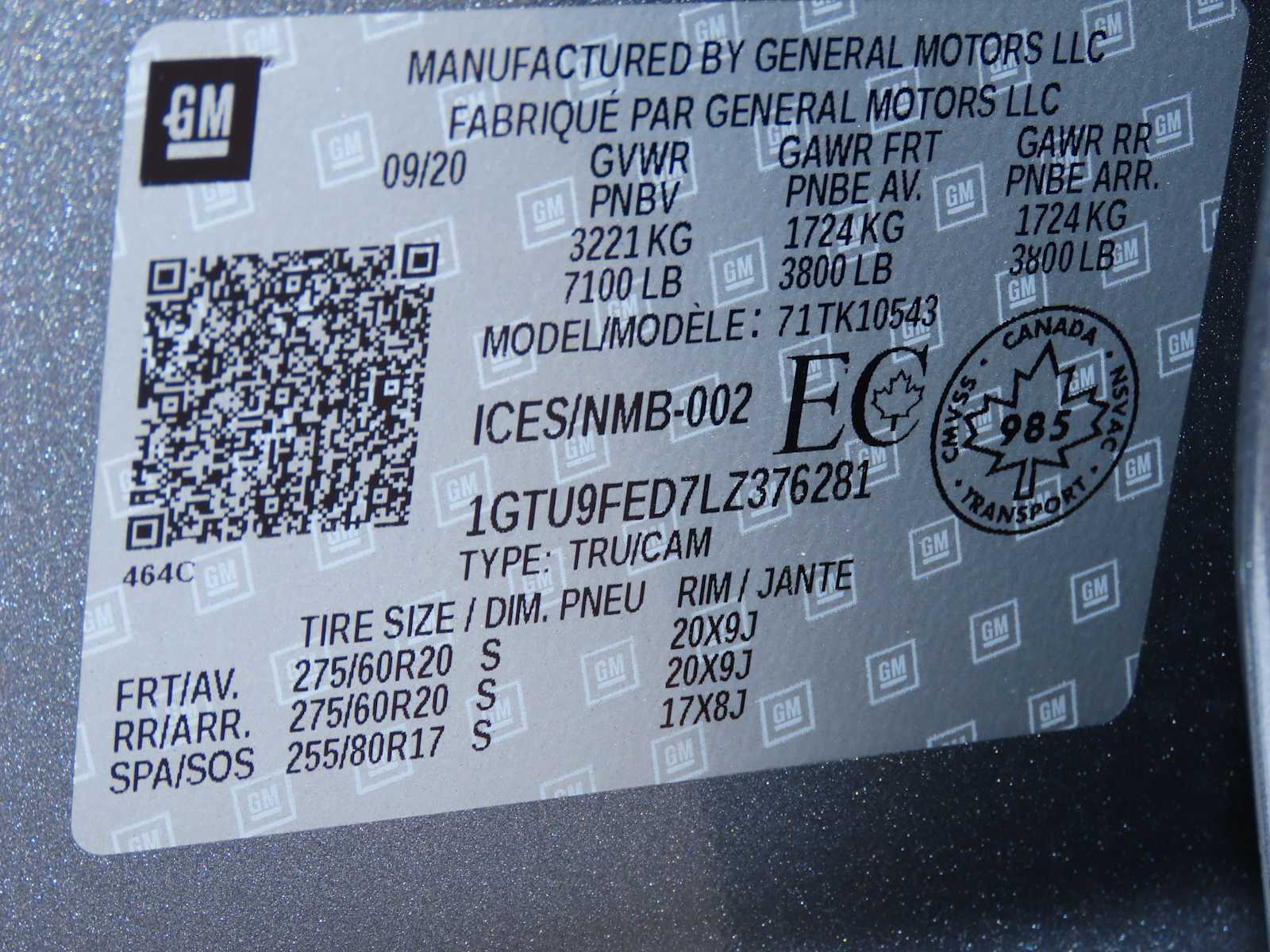 Thumbnail: 2020 GMC Sierra 1500 - 39