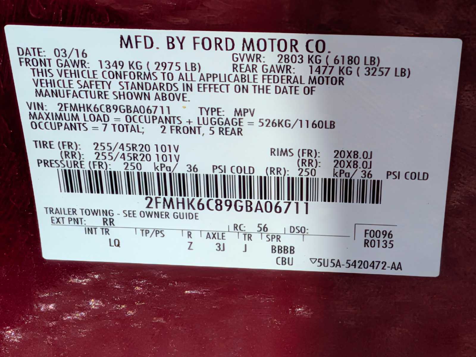 Thumbnail: 2016 Ford Flex - 34