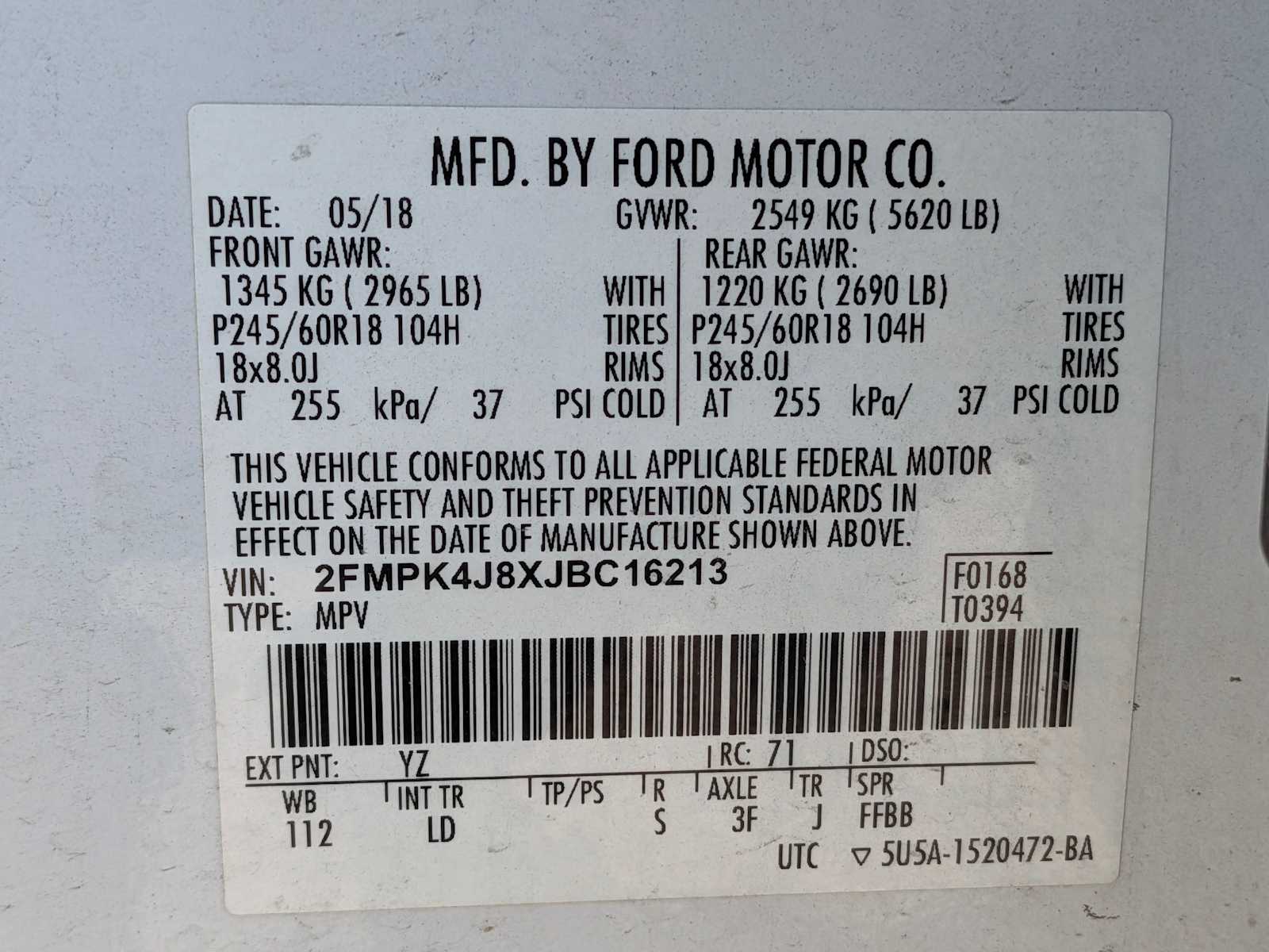 Thumbnail: 2018 Ford Edge - 35