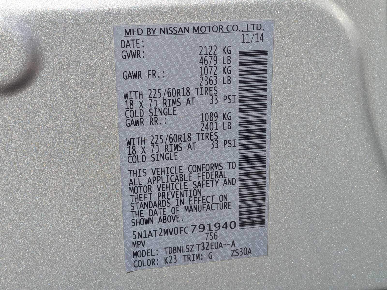 Thumbnail: 2015 Nissan Rogue - 36