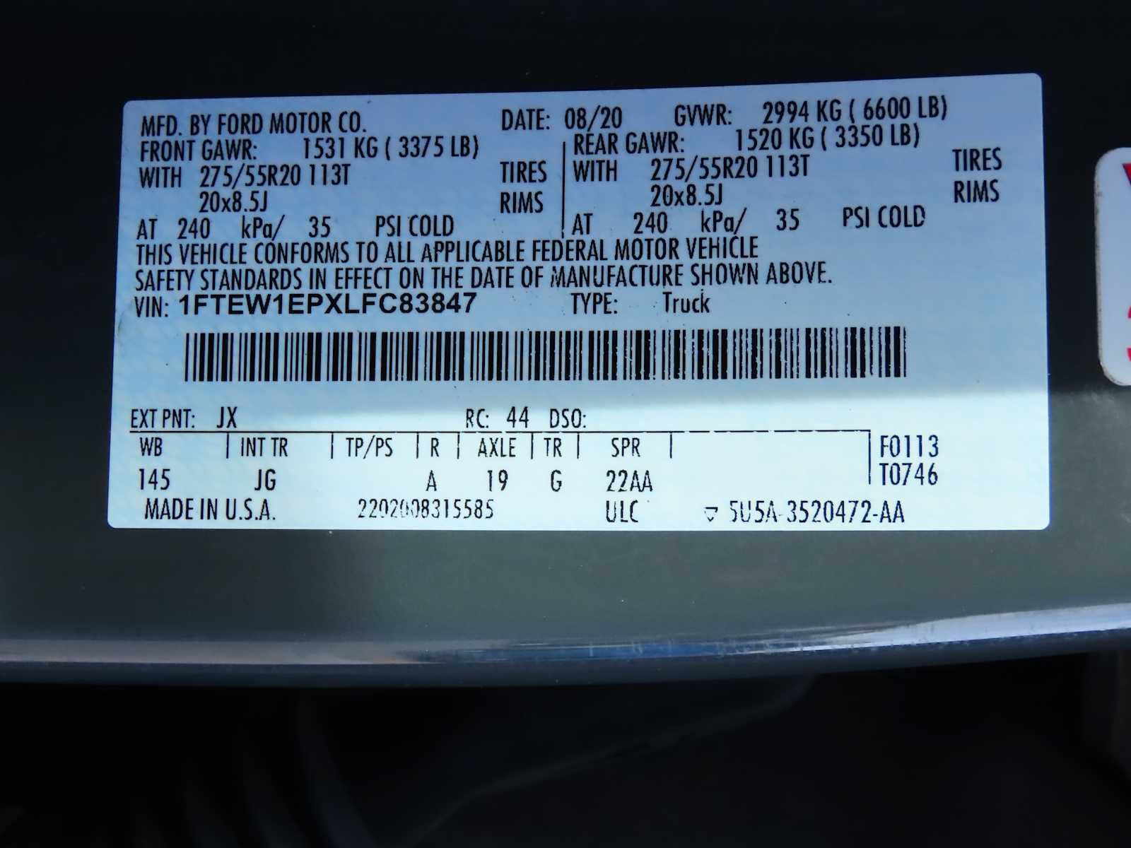 Thumbnail: 2020 Ford F-150 - 36