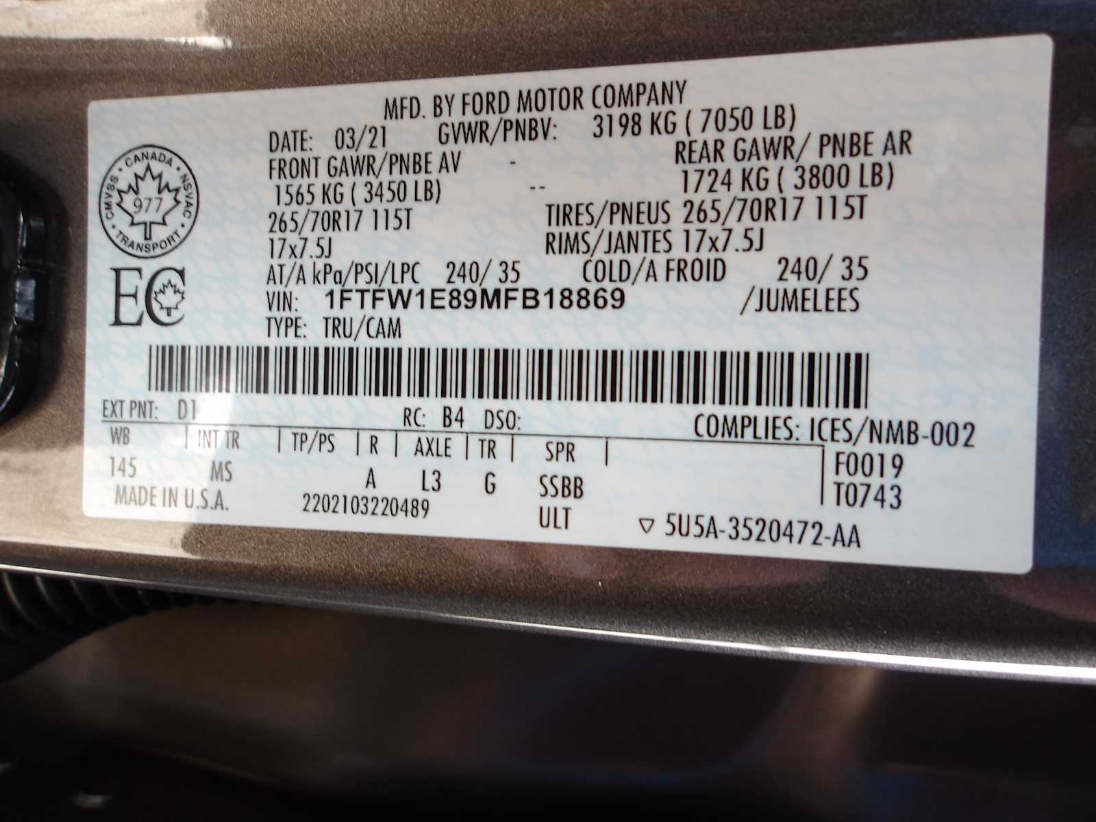 Thumbnail: 2021 Ford F-150 - 38