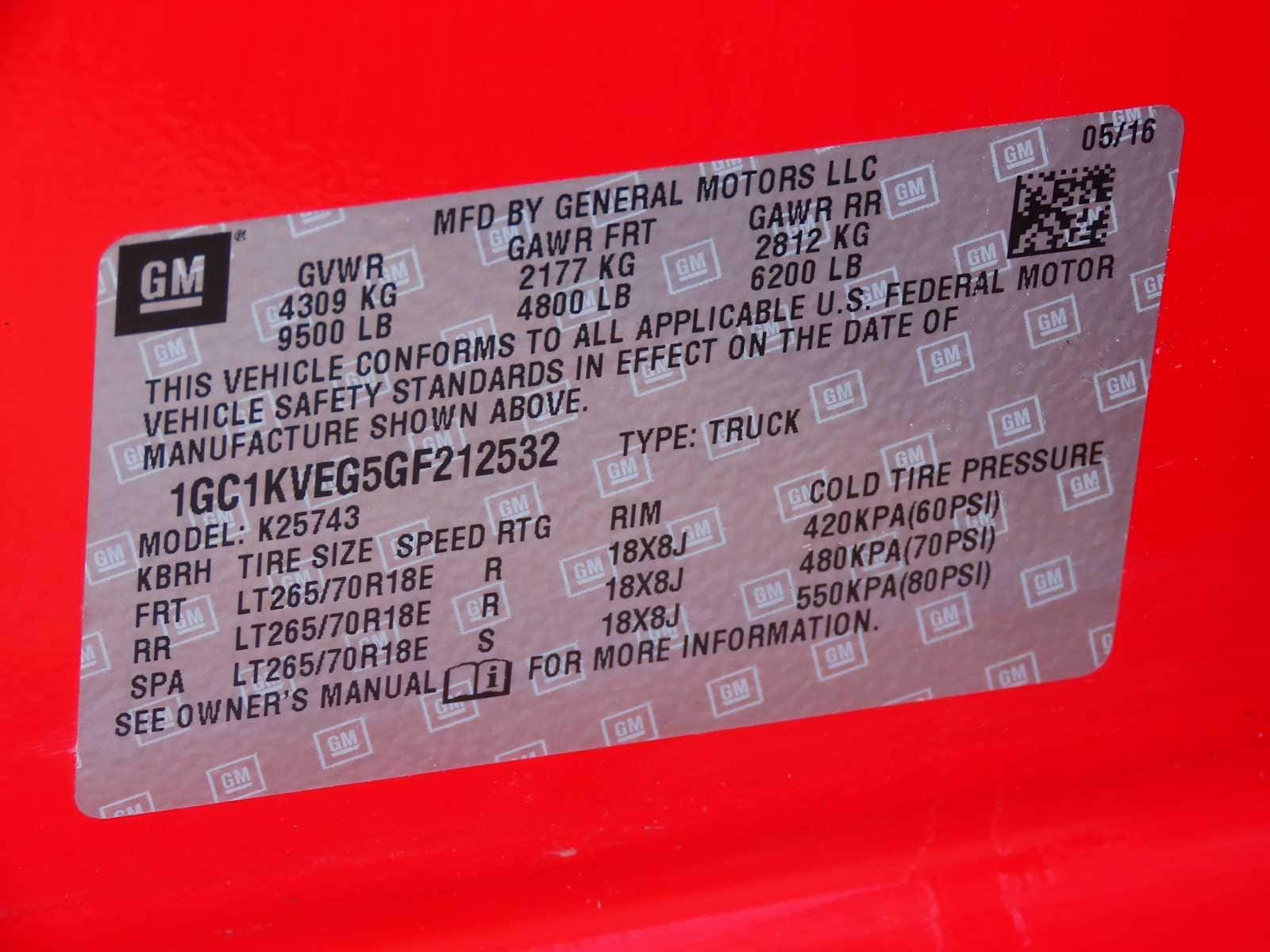 Thumbnail: 2016 Chevrolet Silverado 2500 - 32