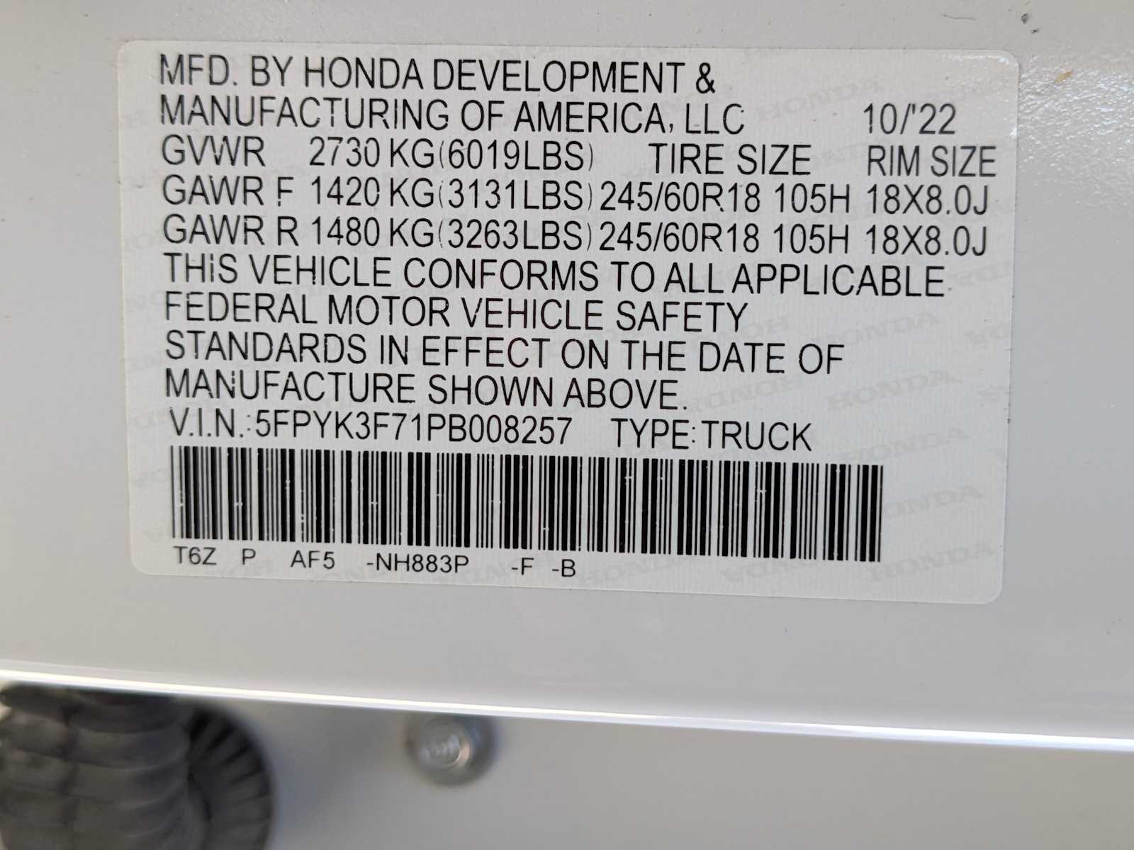 Thumbnail: 2023 Honda Ridgeline - 41