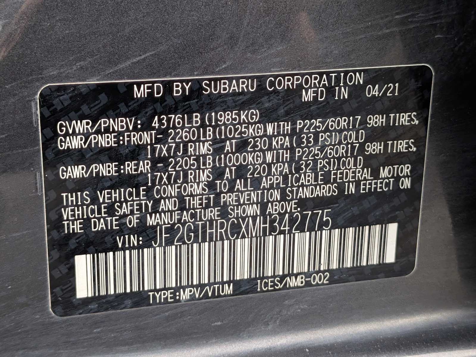 Thumbnail: 2021 Subaru Crosstrek - 40