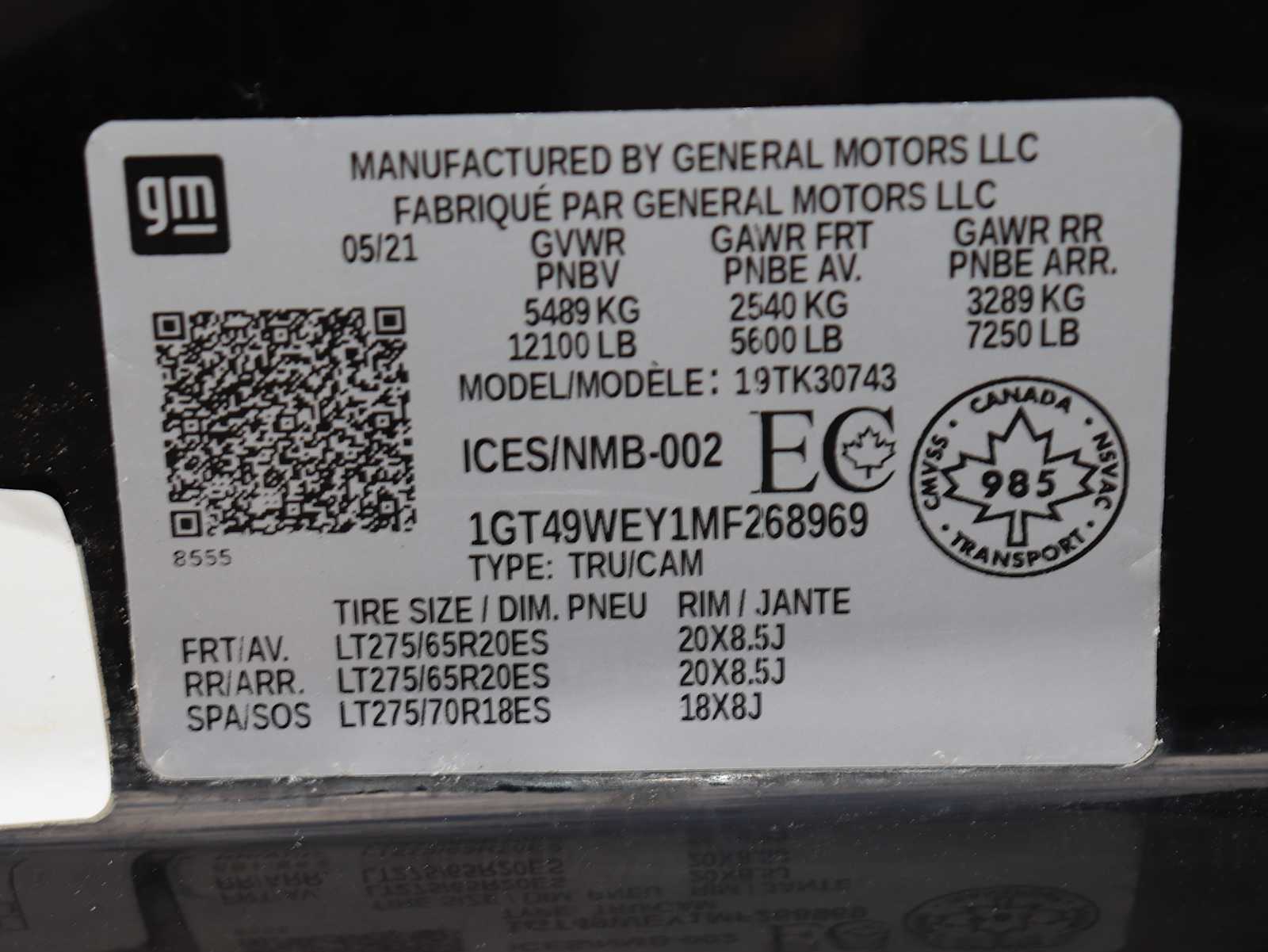 Thumbnail: 2021 GMC Sierra 3500 - 38