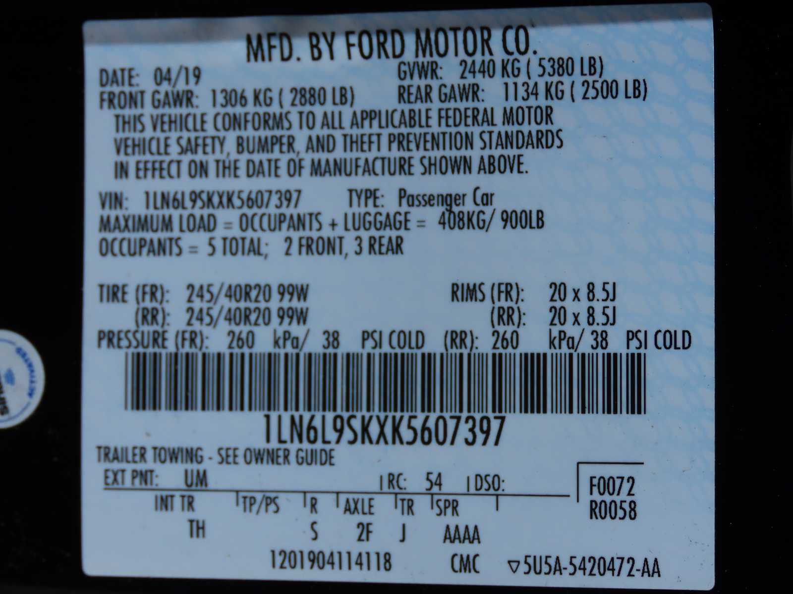 Thumbnail: 2019 Lincoln Continental - 36