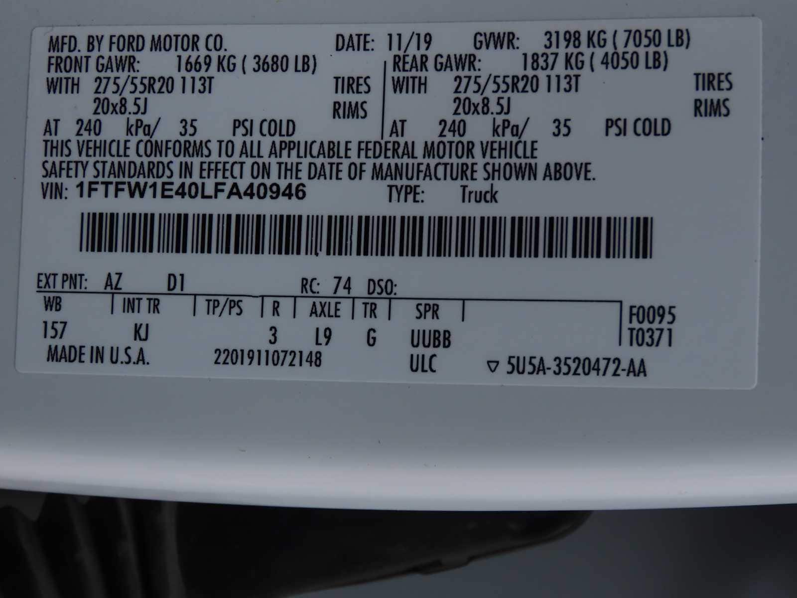 Thumbnail: 2020 Ford F-150 - 37