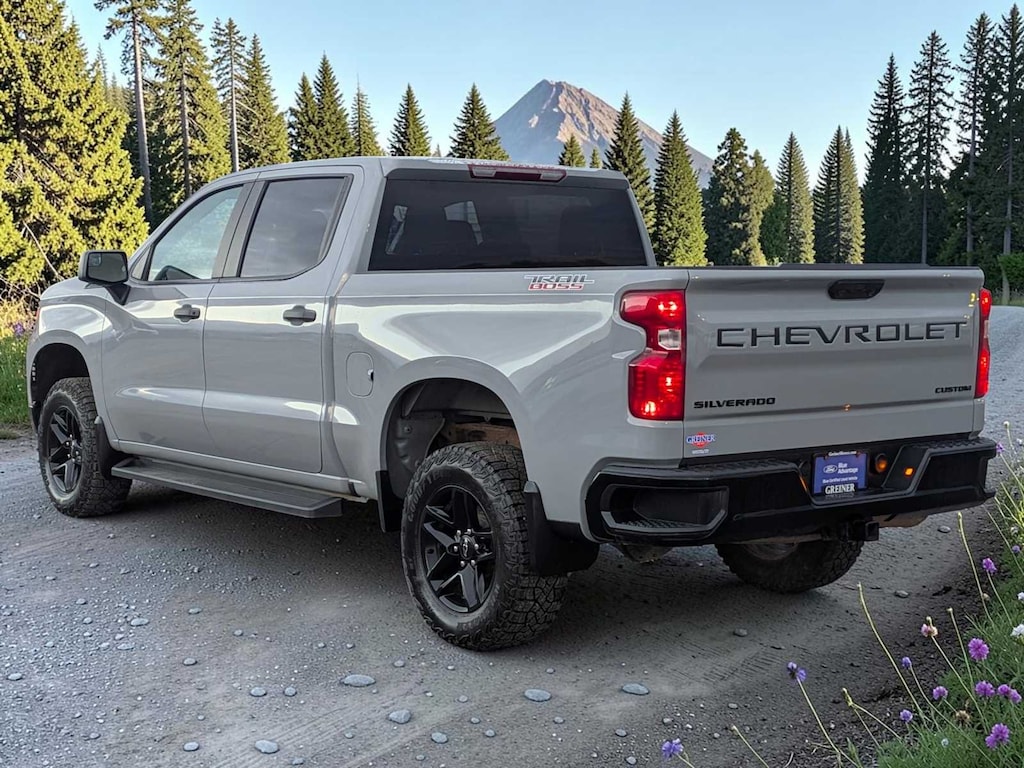 Used 2024 Chevrolet Silverado 1500 Custom Trail Boss Truck Crew Cab
