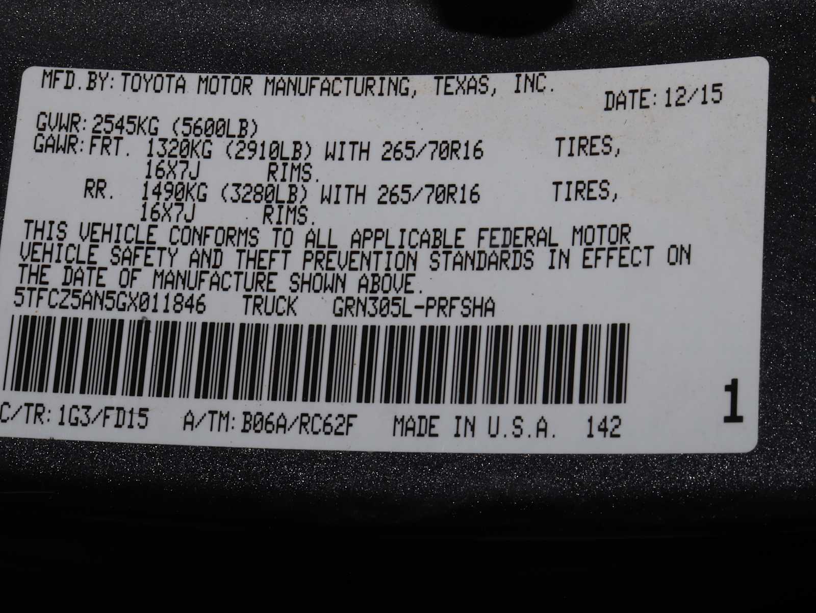 Thumbnail: 2016 Toyota Tacoma - 36