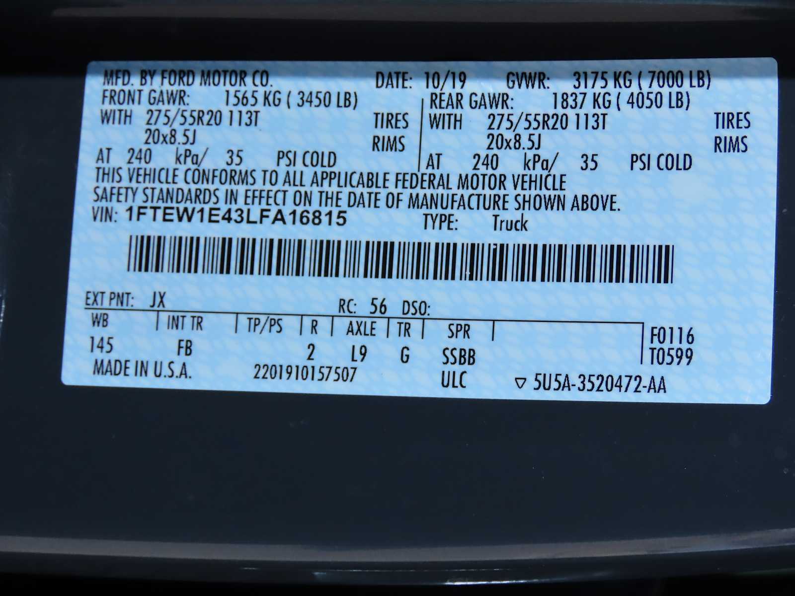 Thumbnail: 2020 Ford F-150 - 36