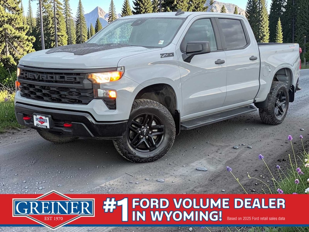 Used 2024 Chevrolet Silverado 1500 Custom Trail Boss Truck Crew Cab