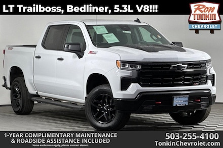 Featured Used 2023 Chevrolet Silverado 1500 LT Trail Boss Truck Crew Cab Near Portland Oregon