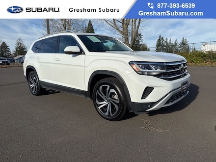 Featured Used 2021 Volkswagen Atlas 3.6L V6 SEL Premium 4MOTION SUV Near Portland Oregon
