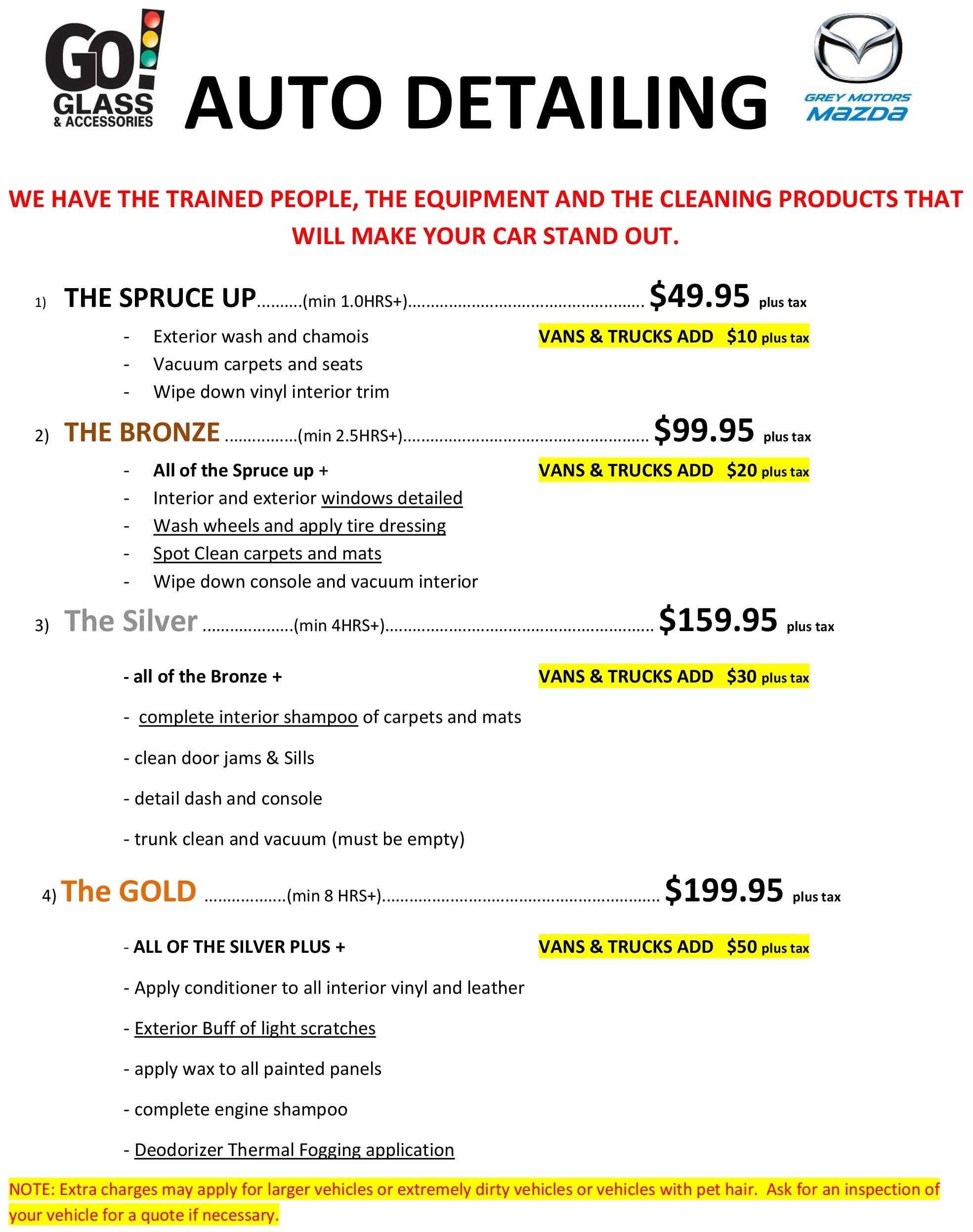 Auto Detailing Services GREY MOTORS