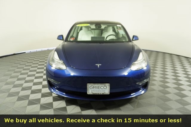 Used 2021 Tesla Model 3 Base with VIN 5YJ3E1EB1MF013295 for sale in East Providence, RI